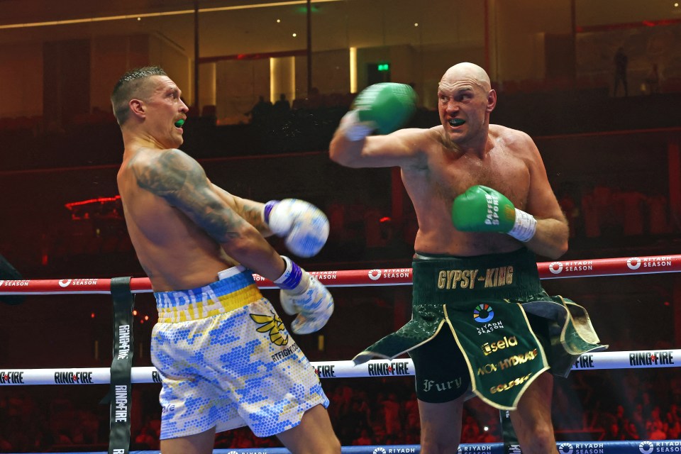 Fury and Usyk's first bout broke TV records