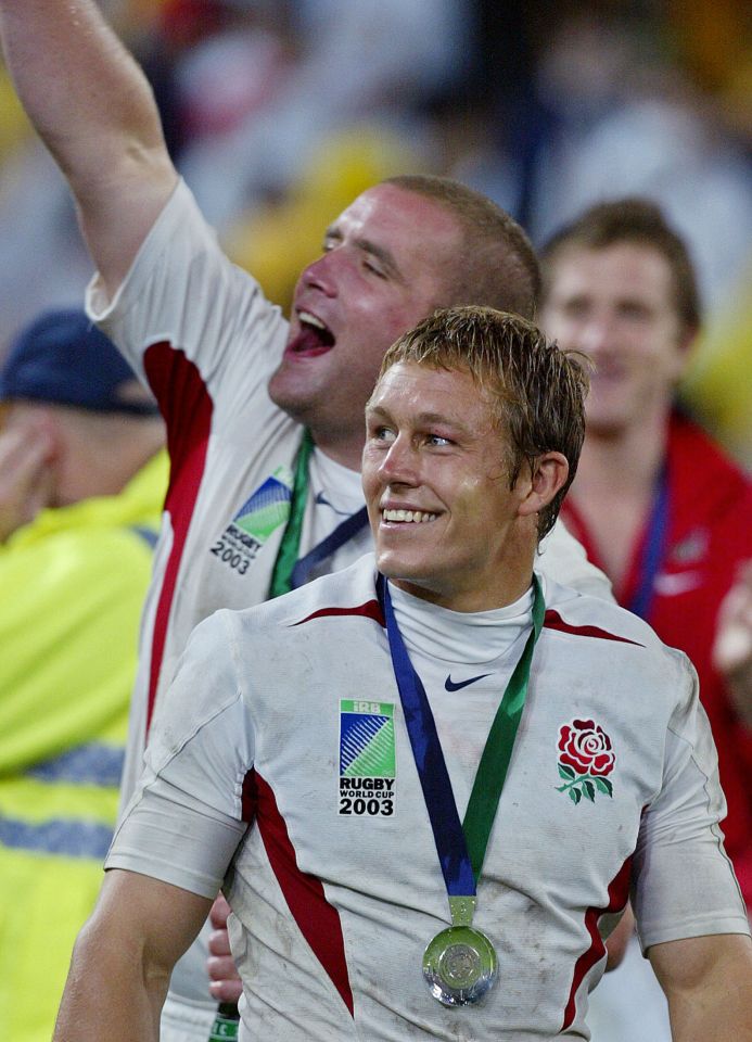 Vickery won the World Cup in Australia with rugby legend Jonny Wilkinson